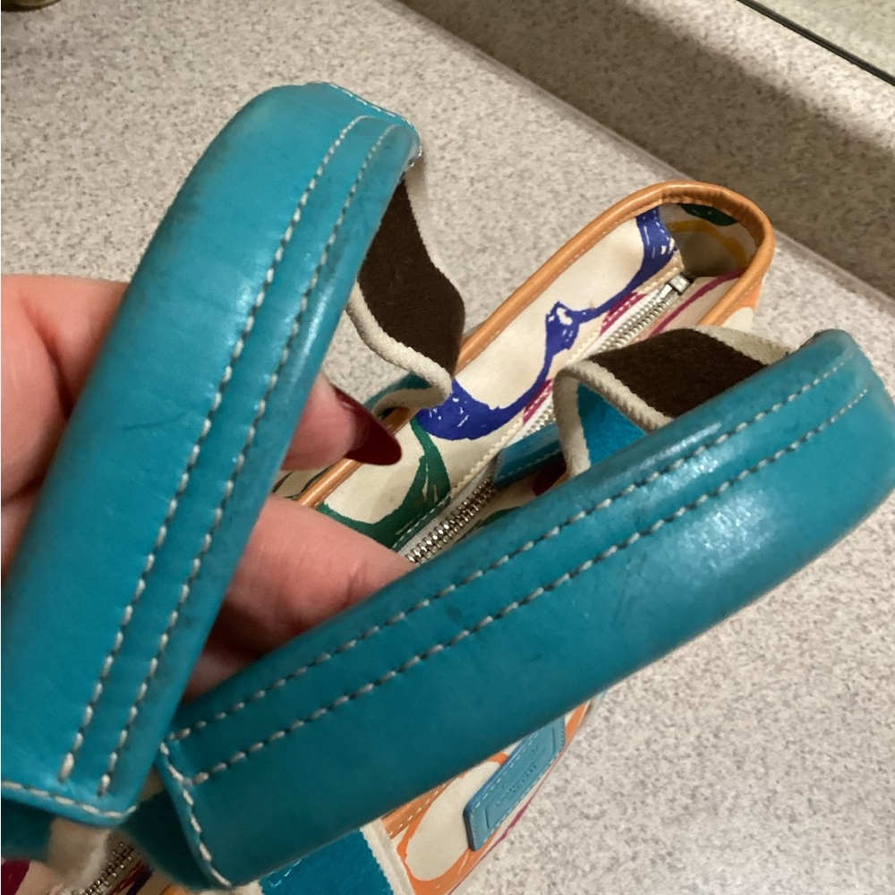 Colorful Coach Women's Tote Bag - Picture 9 of 12